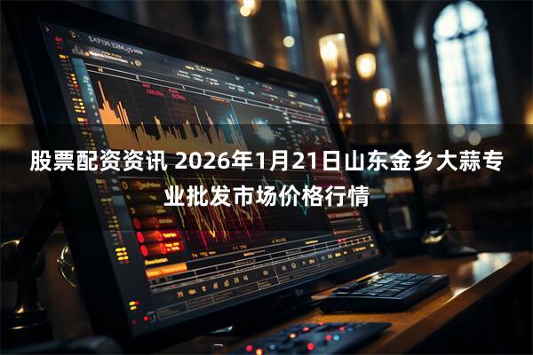 股票配资资讯 2026年1月21日山东金乡大蒜专业批发市场价格行情