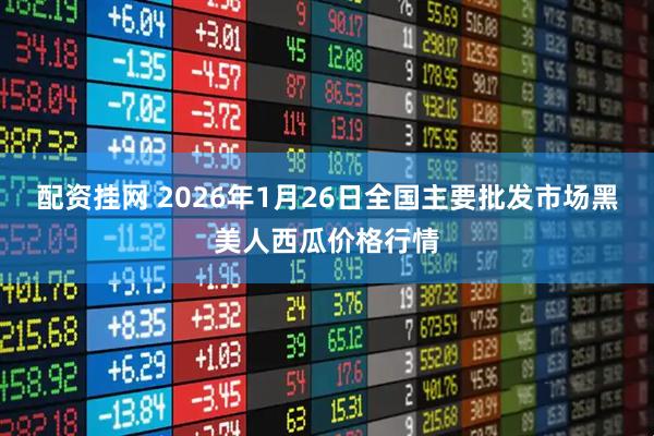 配资挂网 2026年1月26日全国主要批发市场黑美人西瓜价格行情